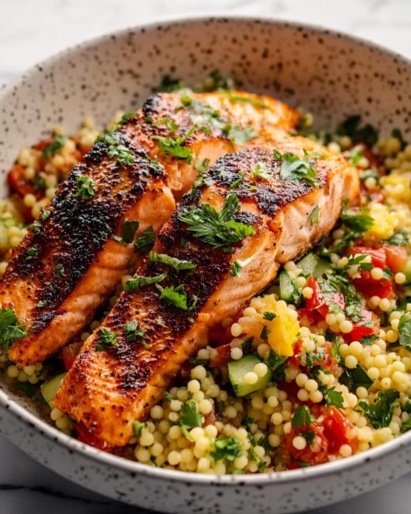 Salmon and Couscous Bowl Recipe