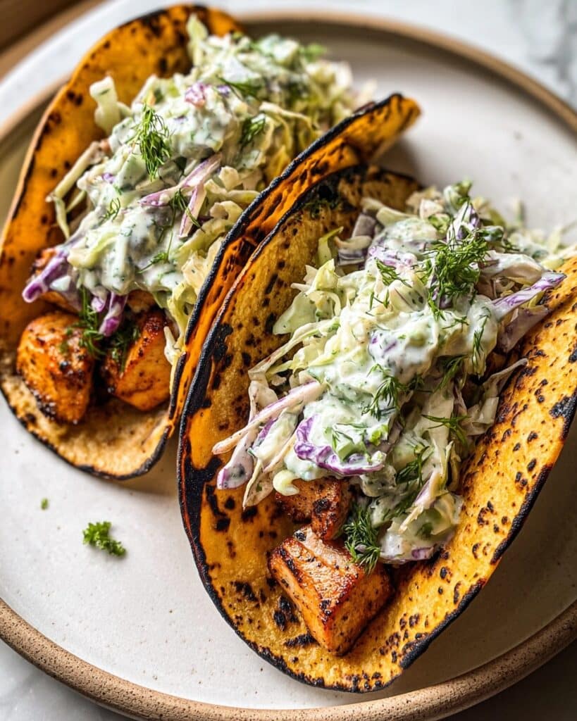 Sheet Pan Chicken Pitas with Herby Ranch Slaw Recipe