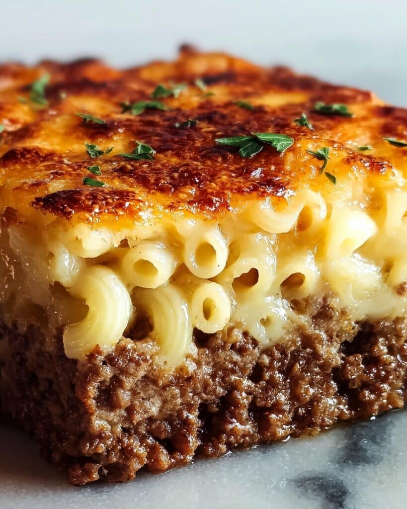 Mac ‘n’ Cheese-Stuffed Meatloaf Recipe