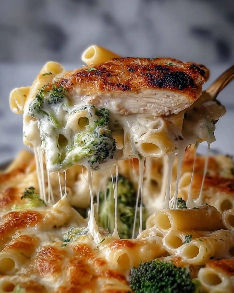 Chicken & Broccoli Alfredo Bake Recipe