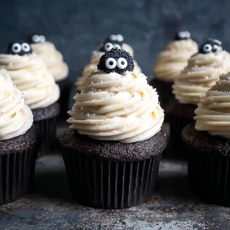 Spooky Black Velvet Cupcakes Recipe
