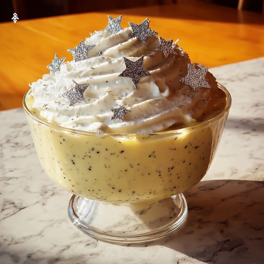 Ghostly Vanilla Bean Pudding Recipe