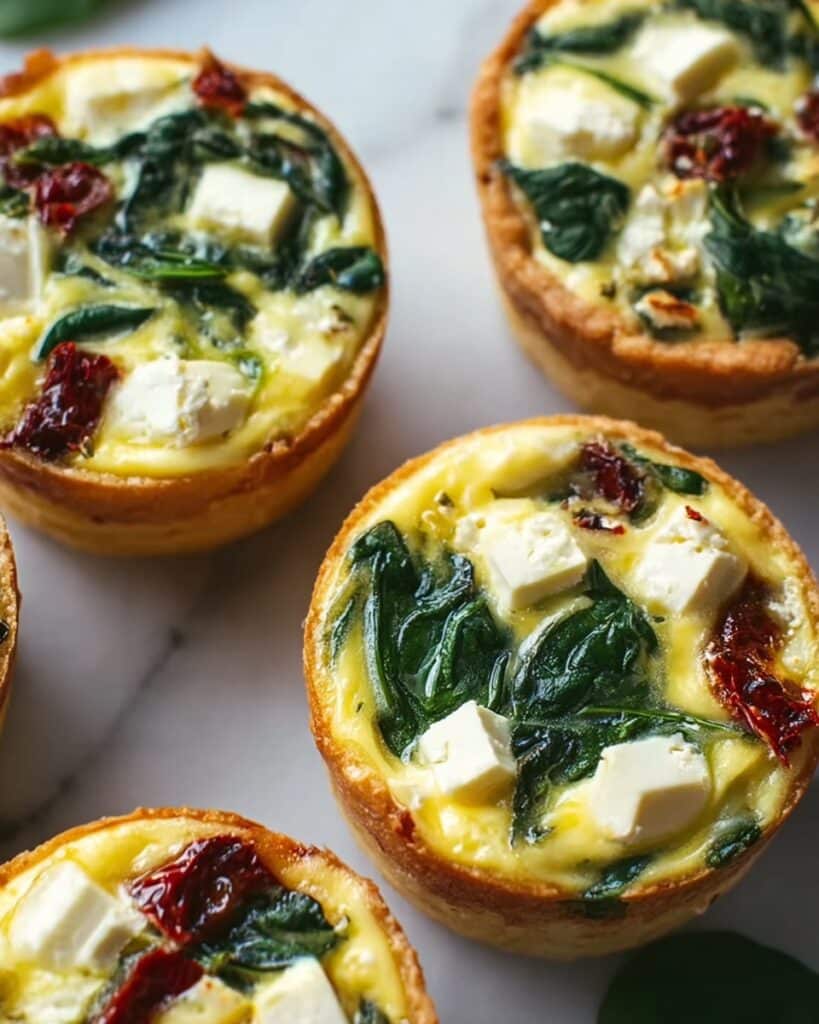 Spinach, Feta, and Sun-Dried Tomato Egg Muffin Cups Recipe