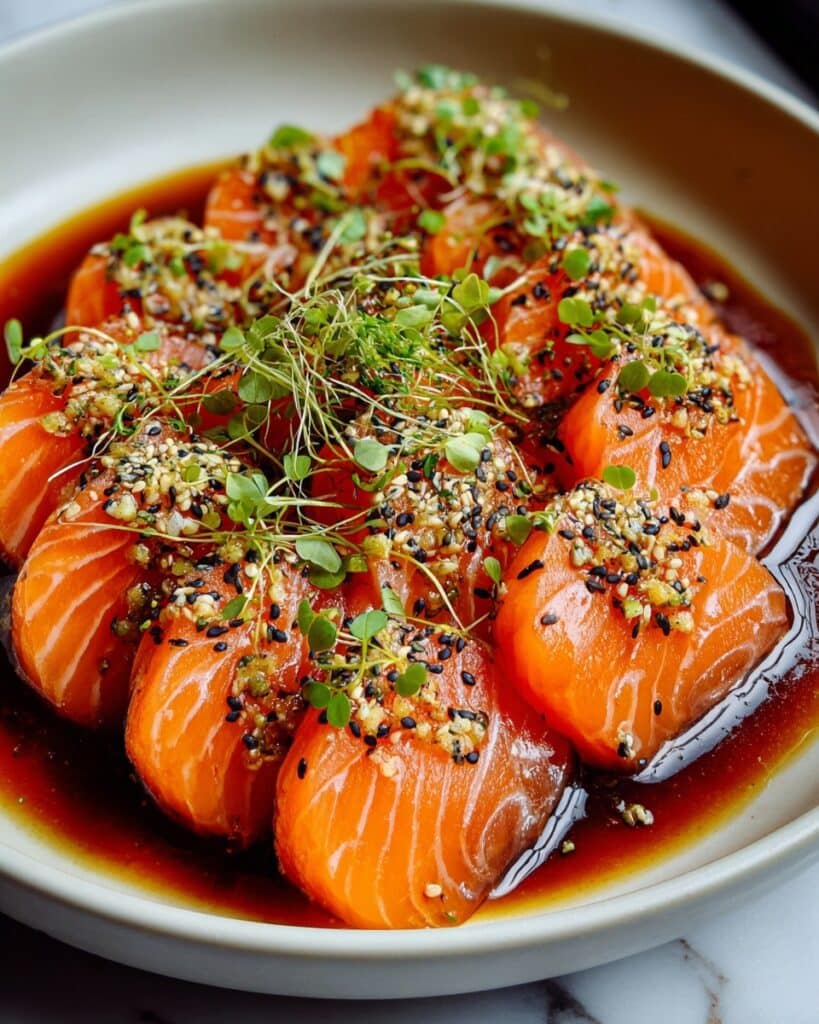 Spicy Salmon Crudo & Carrots Recipe