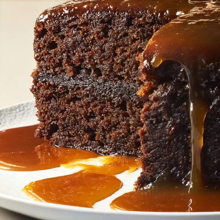 Old-Fashioned English Treacle Cake with Orange Syrup Recipe