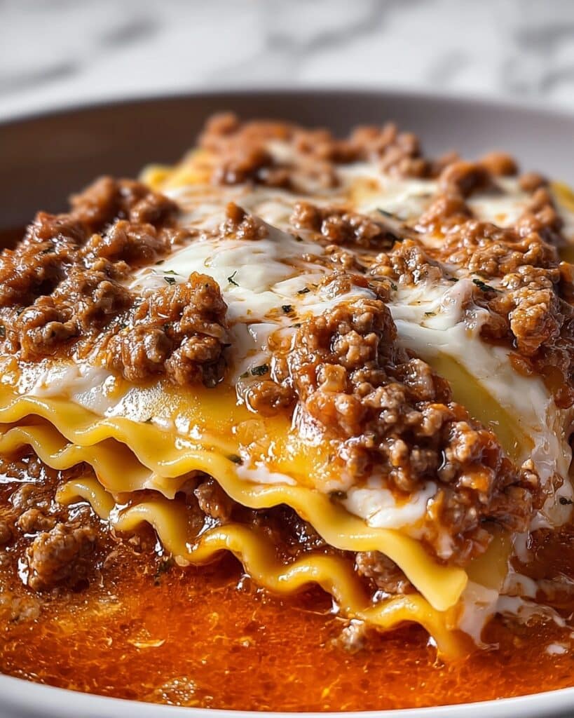 Easy Crockpot Ravioli Lasagna Recipe