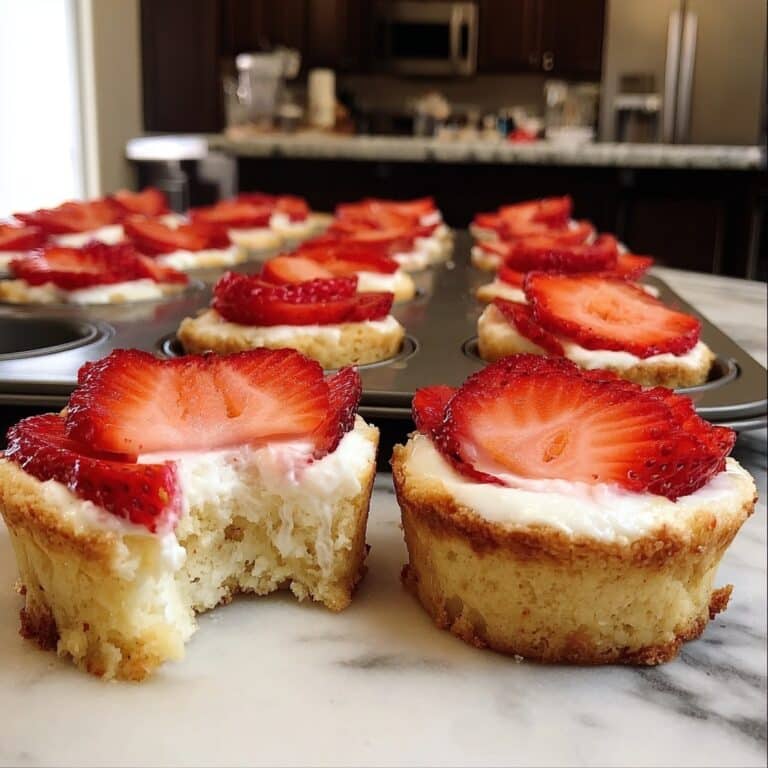 Strawberry Cheesecake French Toast Cups Recipe